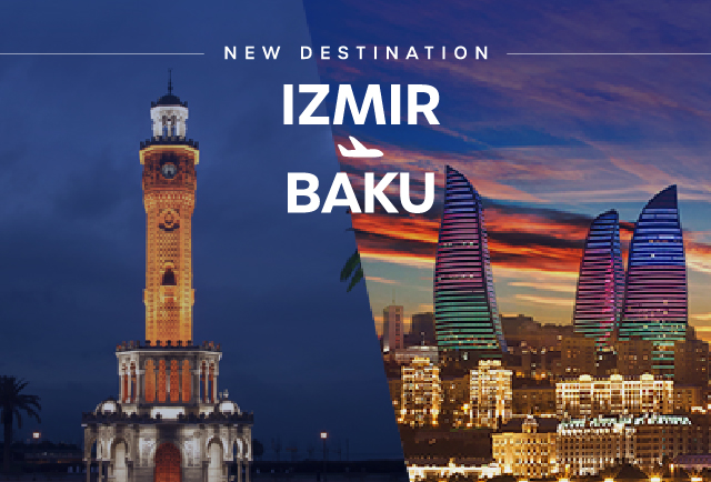 Izmir - Baku direct flights have started!