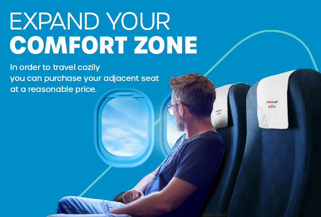 Extra Seat Comfort is at AnadoluJet!