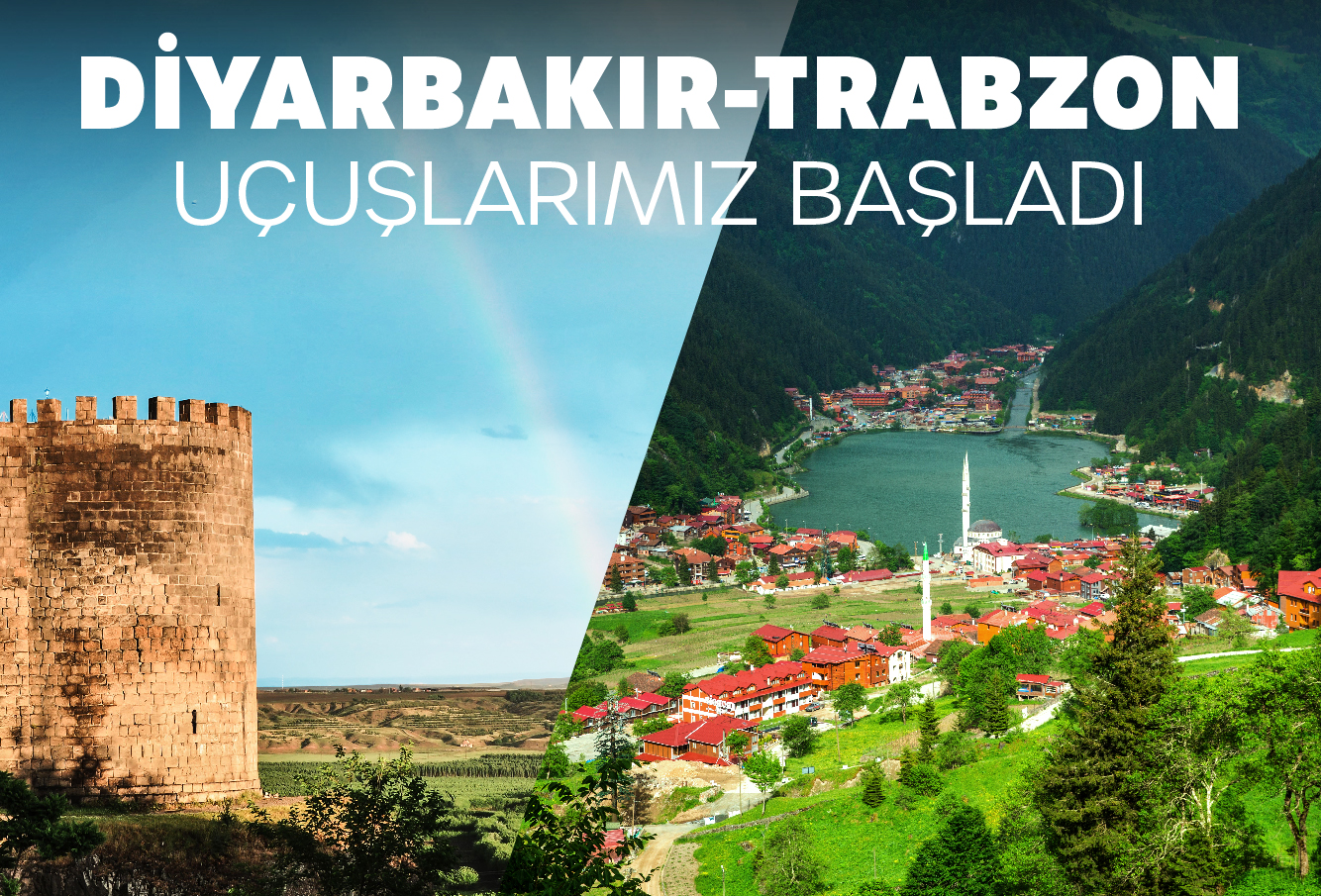 Diyarbakır-Trabzon hattımız açıldı!