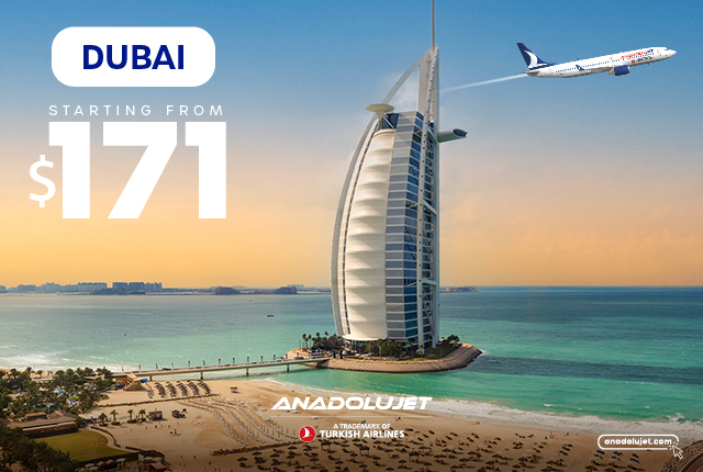 Fly to Dubai starting from $171!