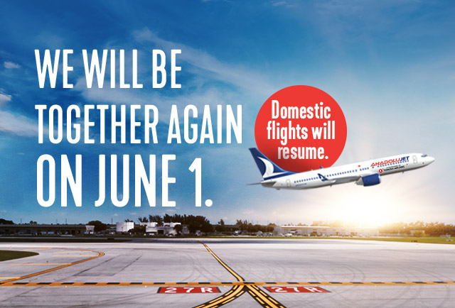 About Our Domestic Flights Between 1 - 3 June 2020