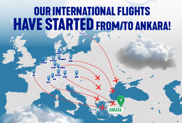 Our International Flights Have Started From/to Ankara