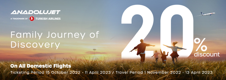 20% Off on Domestic Flights for the Whole Family!