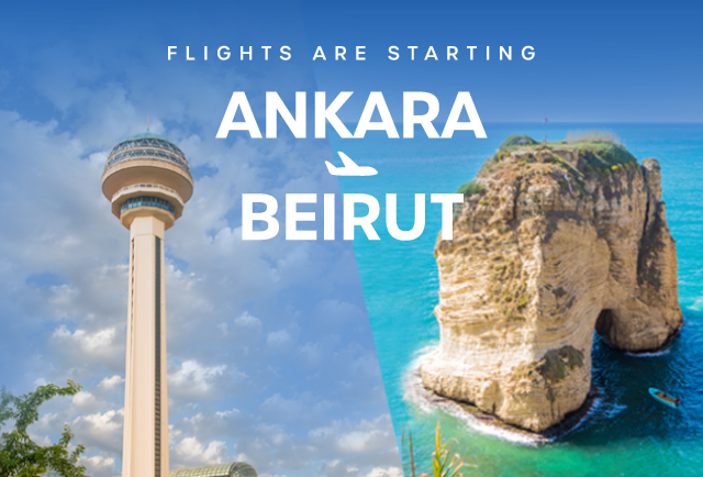 Ankara-Beirut direct flights have started!