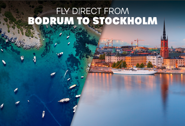 Bodrum - Stockholm direct flights to be launched! 