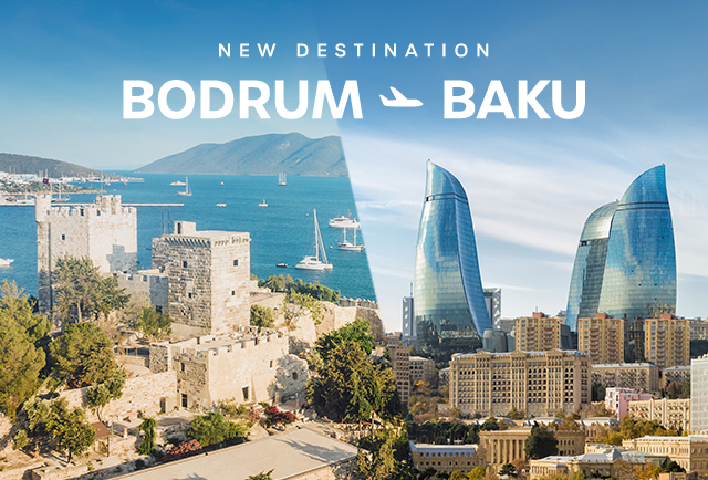 Bodrum - Baku direct flights have started!