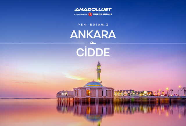 Ankara - Cidde direkt uçuşlarımız başlıyor!