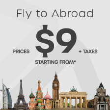 International Flights Starting from 9 USD + Taxes are on AnadoluJet!