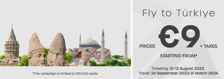 The Opportunity to Fly to Türkiye with Prices Starting from 9 EUR + Taxes is on AnadoluJet!
