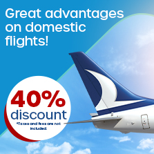 40% Off Sale For Domestic Flights