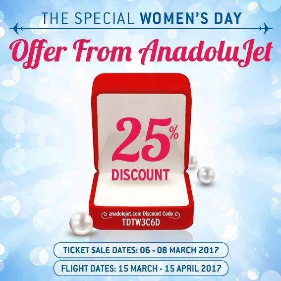 The Special Women’s Day Offer From AnadoluJet