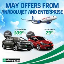 May Offer from AnadoluJet and Enterprise
