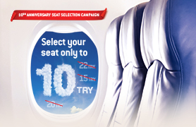 10th Anniversary Seat Selection Campaign