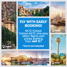 Deals Starting From 449 TL Excluding Taxes on Northern Cyprus Flights!