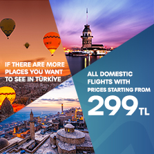 Deals Starting From 299 TRY for Domestic Flights!