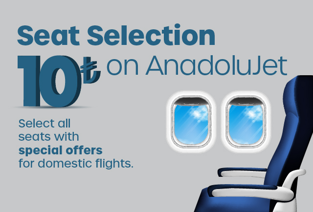 All Seats for Only 10 TRY on Domestic Flights!