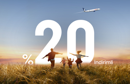 Yurt İçi Uçuşlarda Aile Boyu %20 İndirim Fırsatı!